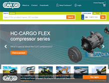 Tablet Screenshot of hc-cargo.com